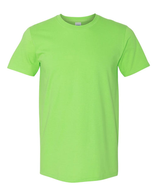 SMALL LIME GREEN GILDAN SOFTSTYLE T-SHIRT