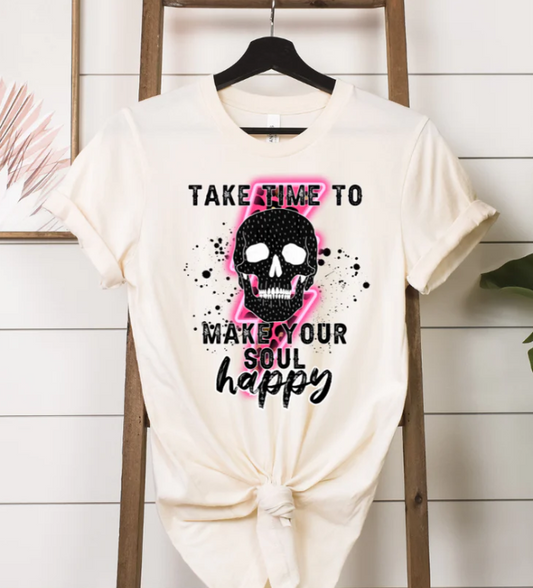 MAKE YOUR SOUL HAPPY PRINTED APPAREL 229