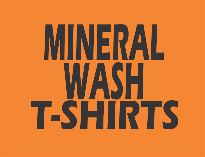 XL PRE-ORDER MINERAL WASHED T-SHIRT