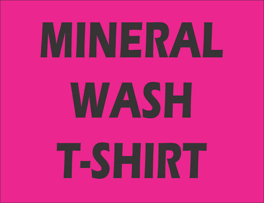 LARGE PRE-ORDER MINERAL WASHED T-SHIRT