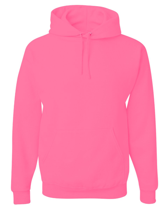 XL RTS SAFETY PINK GILDAN HOODIE SWEATSHIRT