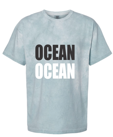 LARGE RTS OCEAN BLUE COLORBLAST COMFORT COLOR T-SHIRT