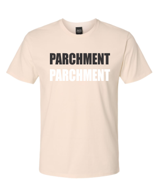 MEDIUM PARCHMENT IN STOCK HANES T-SHIRT
