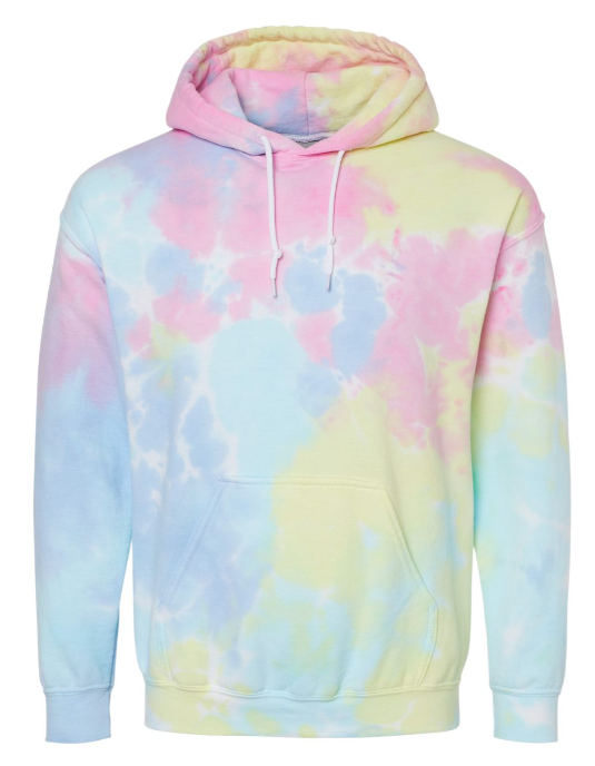 XL PRE-ORDER TIE-DYE UNISEX HOODED SWEATSHIRT