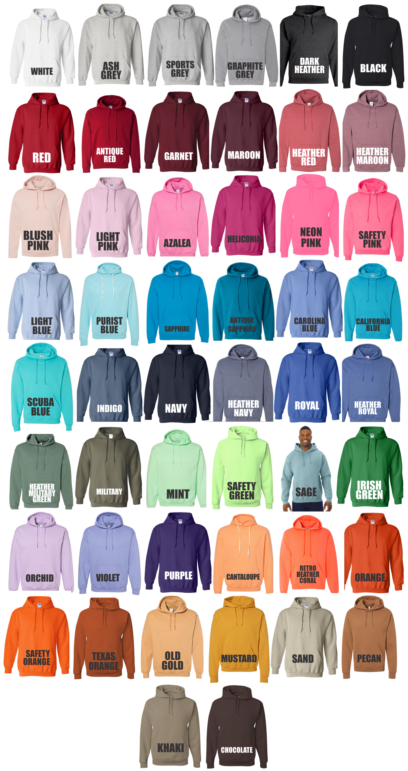 4XL PRE-ORDER UNISEX HOODIE SWEATSHIRT