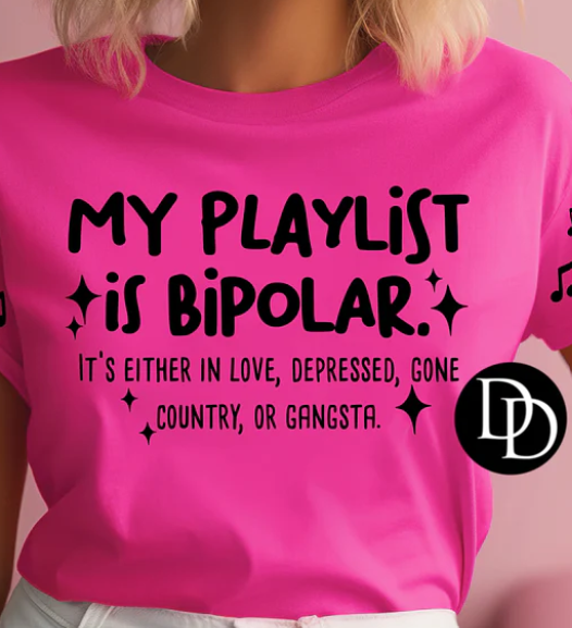 MY PLAYLIST PRINTED APPAREL K6