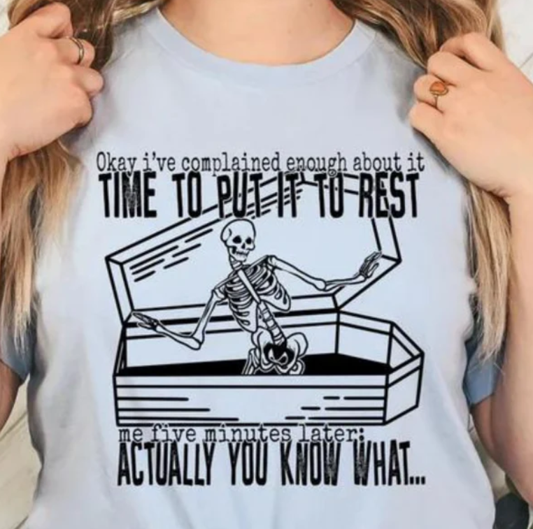 PUT IT TO REST PRINTED APPAREL D23