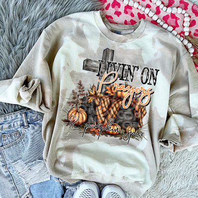 LIVIN' ON PRAYER & PUMPKIN SPICE FULL COLOR PRINTED APPAREL 365