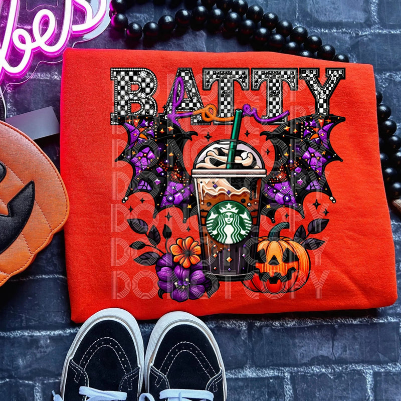 BATTY COFFEE FULL COLOR PRINTED APPAREL 183