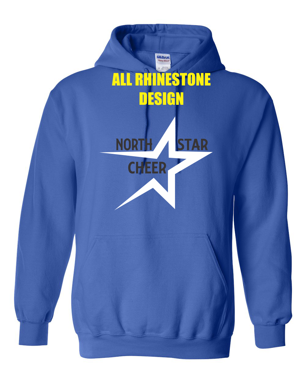 ALL RHINESTONES DESIGN SCN PARENT HOODIE SWEATSHIRT