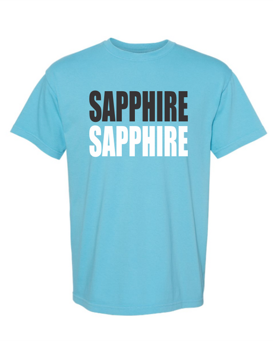 4XL RTS SAPPHIRE COMFORT COLOR T-SHIRT