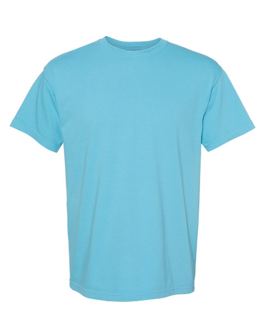 4XL SAPPHIRE IN STOCK COMFORT COLORS T-SHIRT