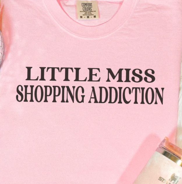 LITTLE MISS SHOPPING ADDITION PRINTED APPAREL G12