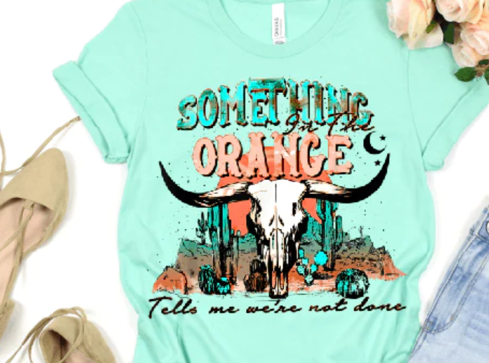 SOMETHING IN THE ORANGE FULL COLOR PRINTED APPAREL K18