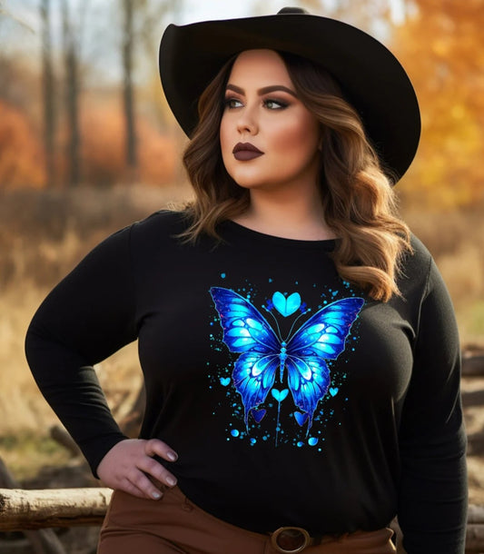 BUTTERFLY FULL COLOR PRINTED APPAREL D30