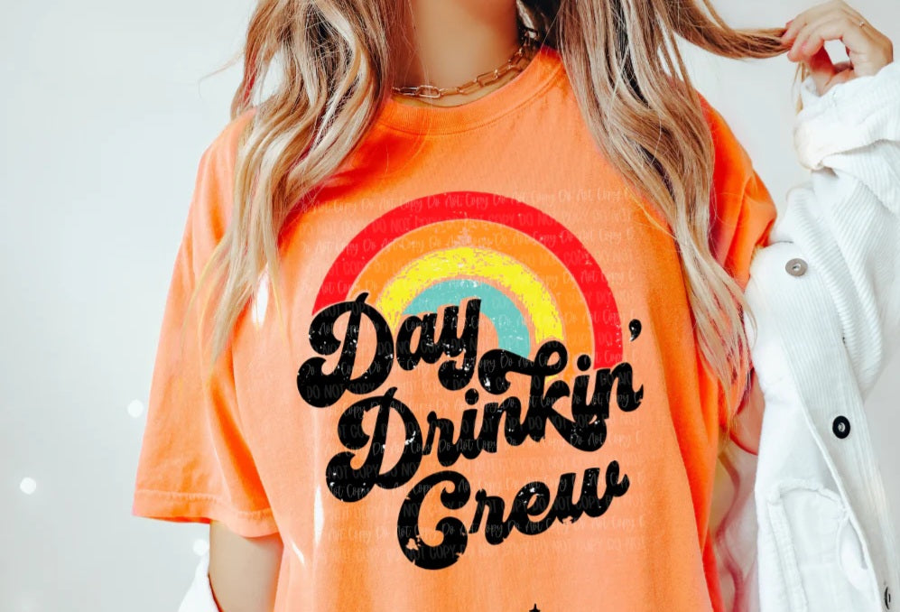 DAY DRINKING CREW FULL COLOR PRINTED APPAREL 189