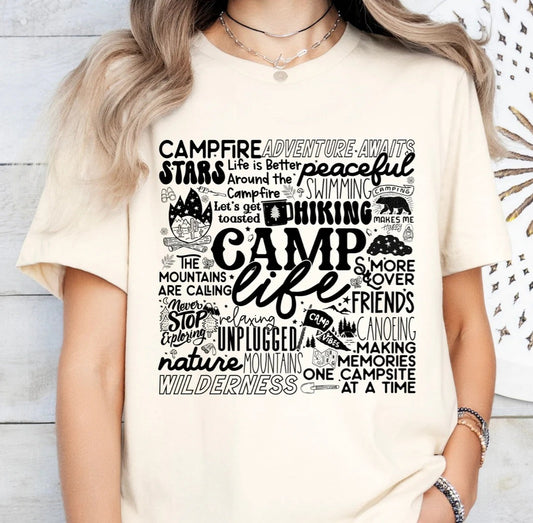 CAMP LIFE PRINTED APPAREL L18