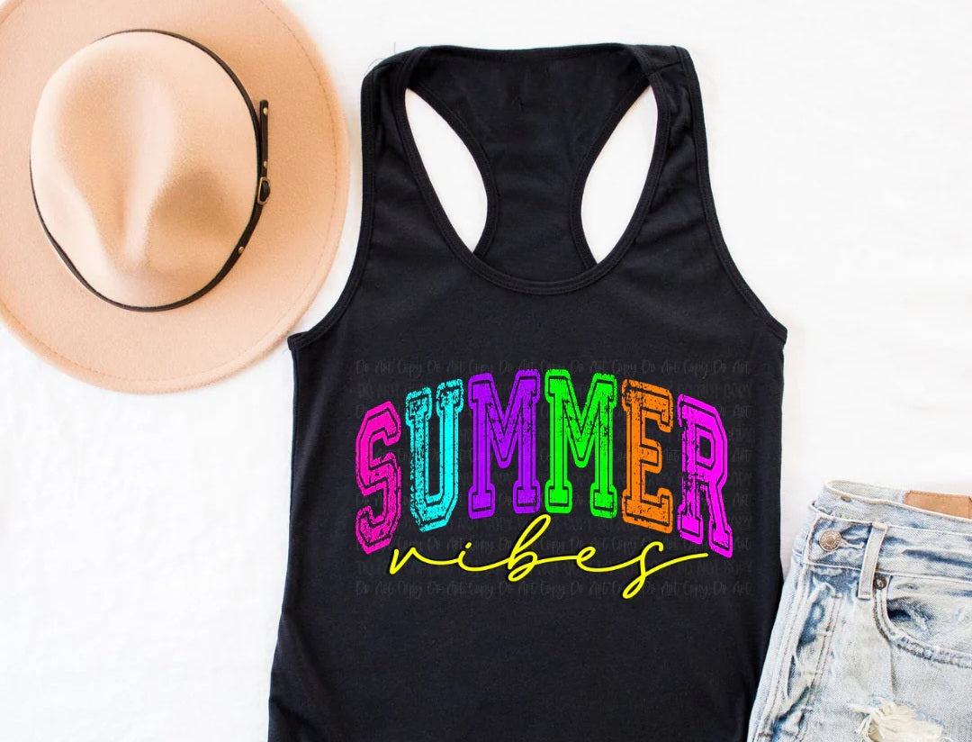 SUMMER VIBES FULL COLOR PRINTED APPAREL I21