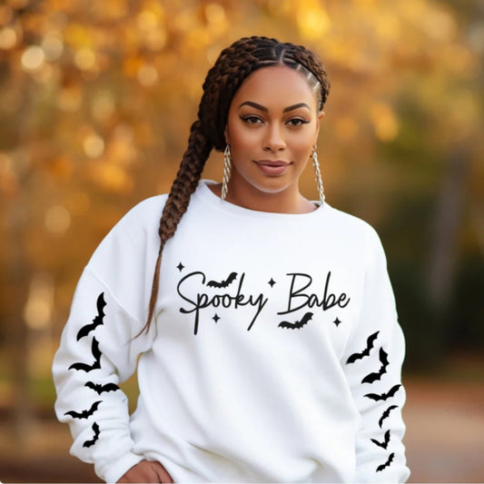 SPOOKY BABE PRINTED APPAREL J20