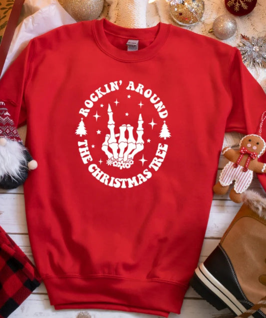 ROCKIN' AROUND THE CHRISTMAS TREE PRINTED APPAREL B9