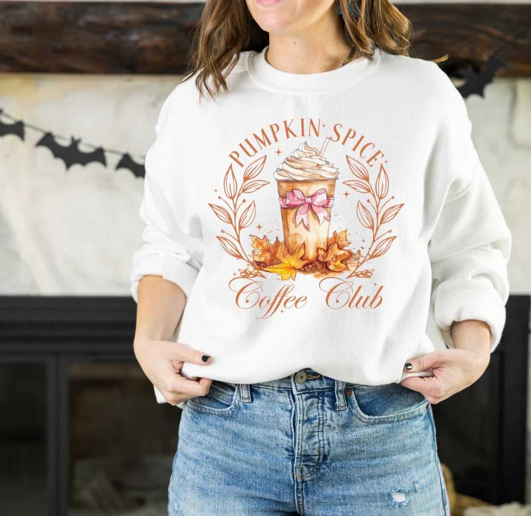 PUMPKIN SPICE COFFEE CLUB FULL COLOR PRINTED APPAREL 72