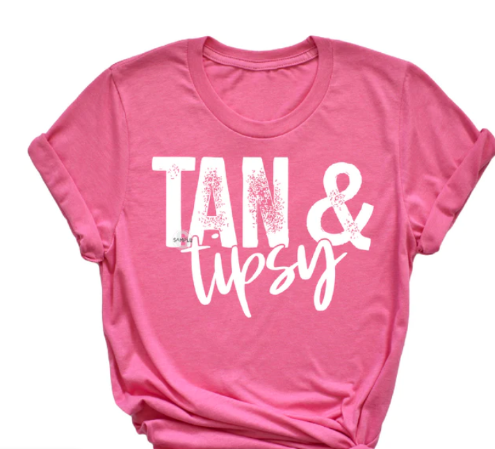 TAN & TIPSY PRINTED APPAREL G12