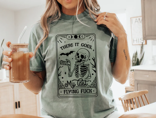 THERE IT GOES MY LAST FLYING F PRINTED APPAREL B14
