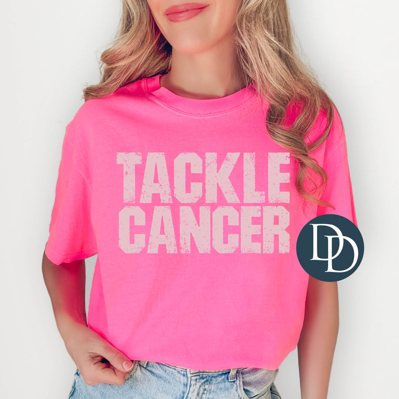 TACKLE CANCER SINGLE COLOR PRINT D8