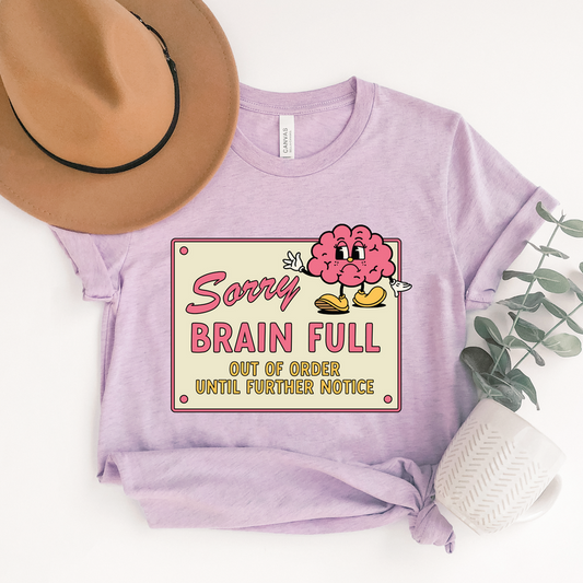 SORRY BRAIN FULL PRINTED APPAREL J22