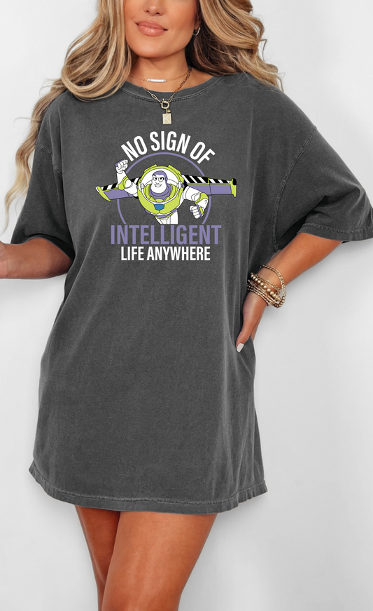 NO SIGN OF INTELLIGENT LIFE ANYWHERE FULL COLOR PRINTED APPAREL  211