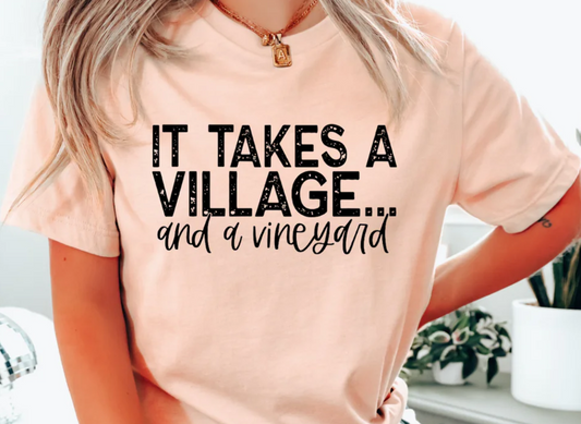 IT TAKES A VILLAGE AND VINEYARD PRINTED APPAREL I3