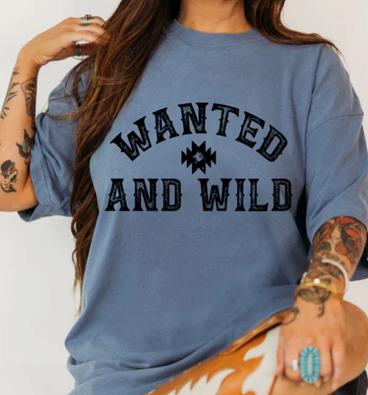 WANTED AND WILD PRINTED APPAREL J6