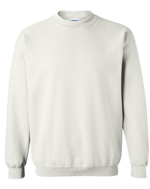 XL WHITE HANES CREWNECK SWEATSHIRT