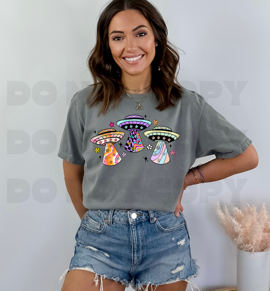 GROOVY UFO FULL COLOR PRINTED APPAREL 217