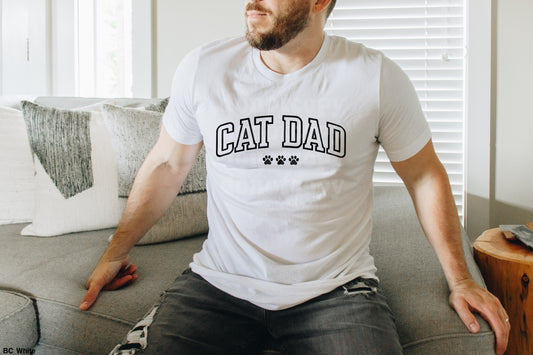 CAT DAD PRINTED APPAREL I3