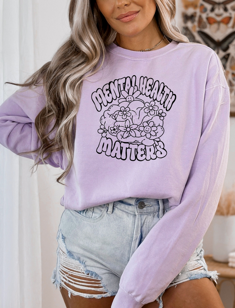 MENTAL HEALTH MATTERS PRINTED APPAREL A10