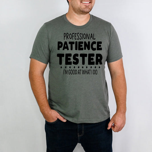 PROFESSIONAL PATIENCE TESTER PRINTED APPAREL F24