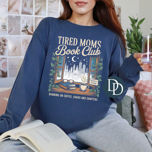 TIRED MOMS BOOK CLUB  FULL COLOR PRINT