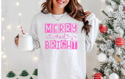 MERRY AND BRIGHT SINGLE COLOR PRINT WHOLESALE