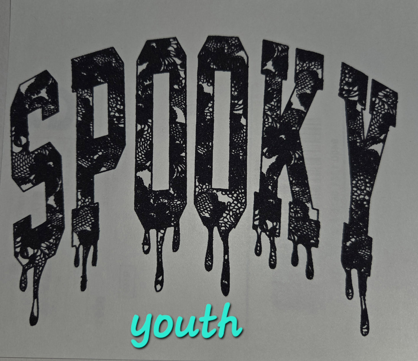 YOUTH SPOOKY SINGLE COLOR PRINT WHOLESALE D8
