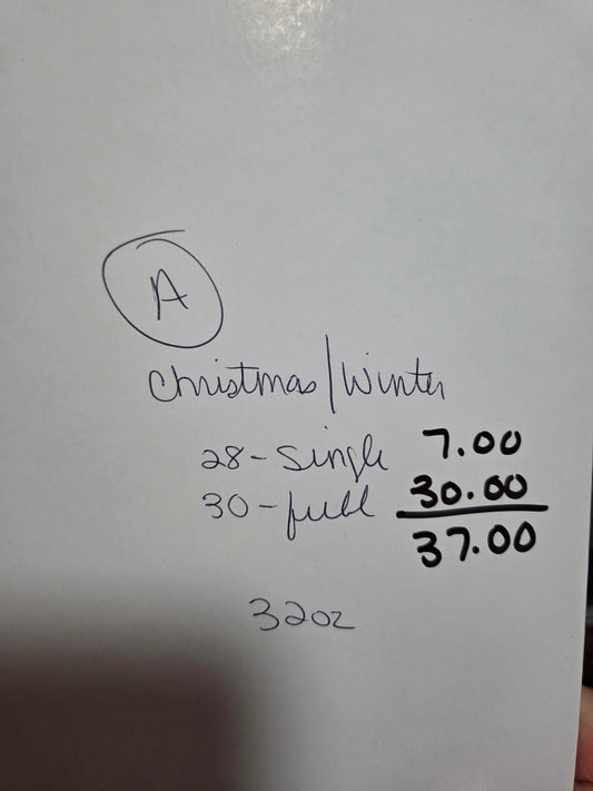 MYSTERY CHRISTMAS/WINTER SCREEN PRINT TRANSFER PACK A