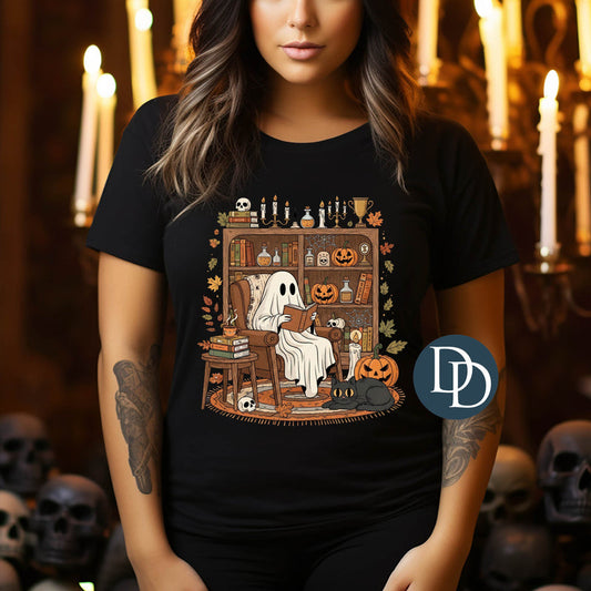 COZY READING GHOST FULL COLOR PRINT