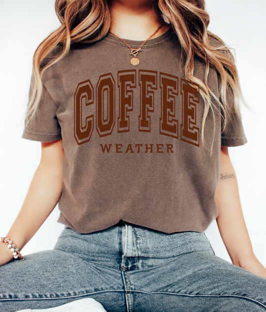 COFFEE WEATHER SINGLE COLOR PRINT WHOLESALE
