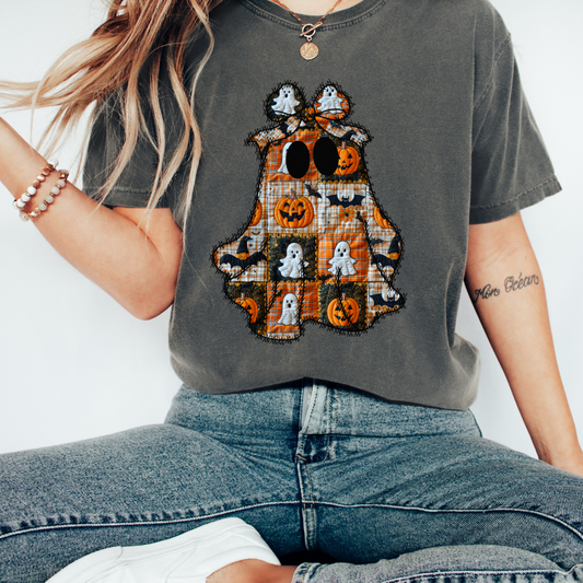 QUILTED GHOST FULL COLOR PRINT