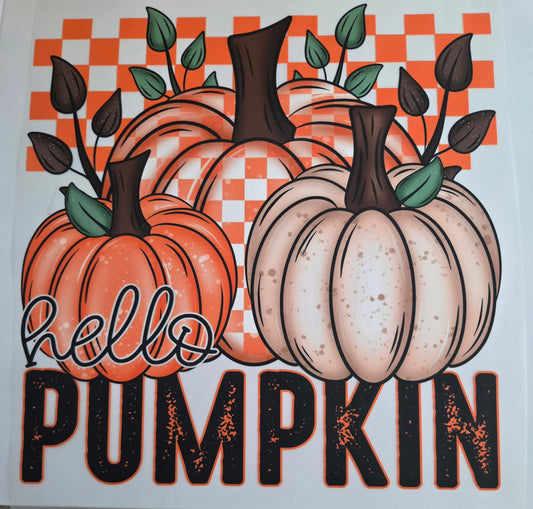 HELLO PUMPKIN FULL COLOR PRINT