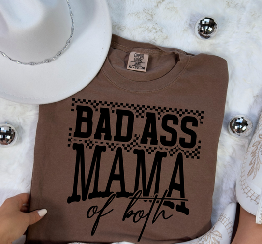 BAD ASS MAMA OF BOTH SINGLE COLOR PRINT WHOLESALE D17