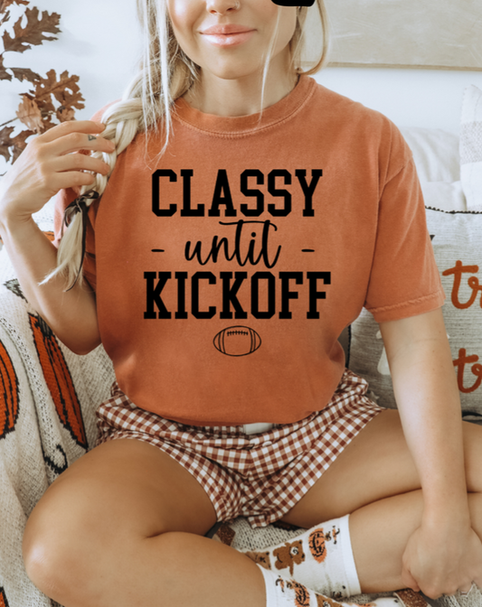 CLASSY UNTIL KICKOFF SINGLE COLOR PRINT WHOLESALE D8