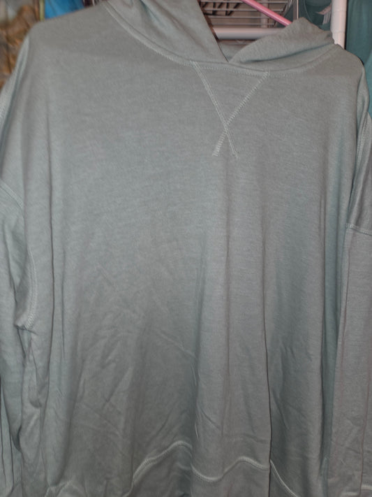 XL GREENSTONE FRENCH TERRY MV SPORT TEE HOODIE