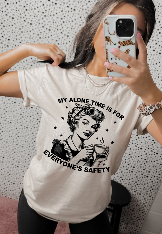 MY ALONE TIME PRINTED APPAREL B13