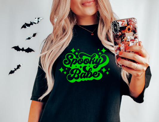 SPOOKY BABE PRINTED APPAREL L10